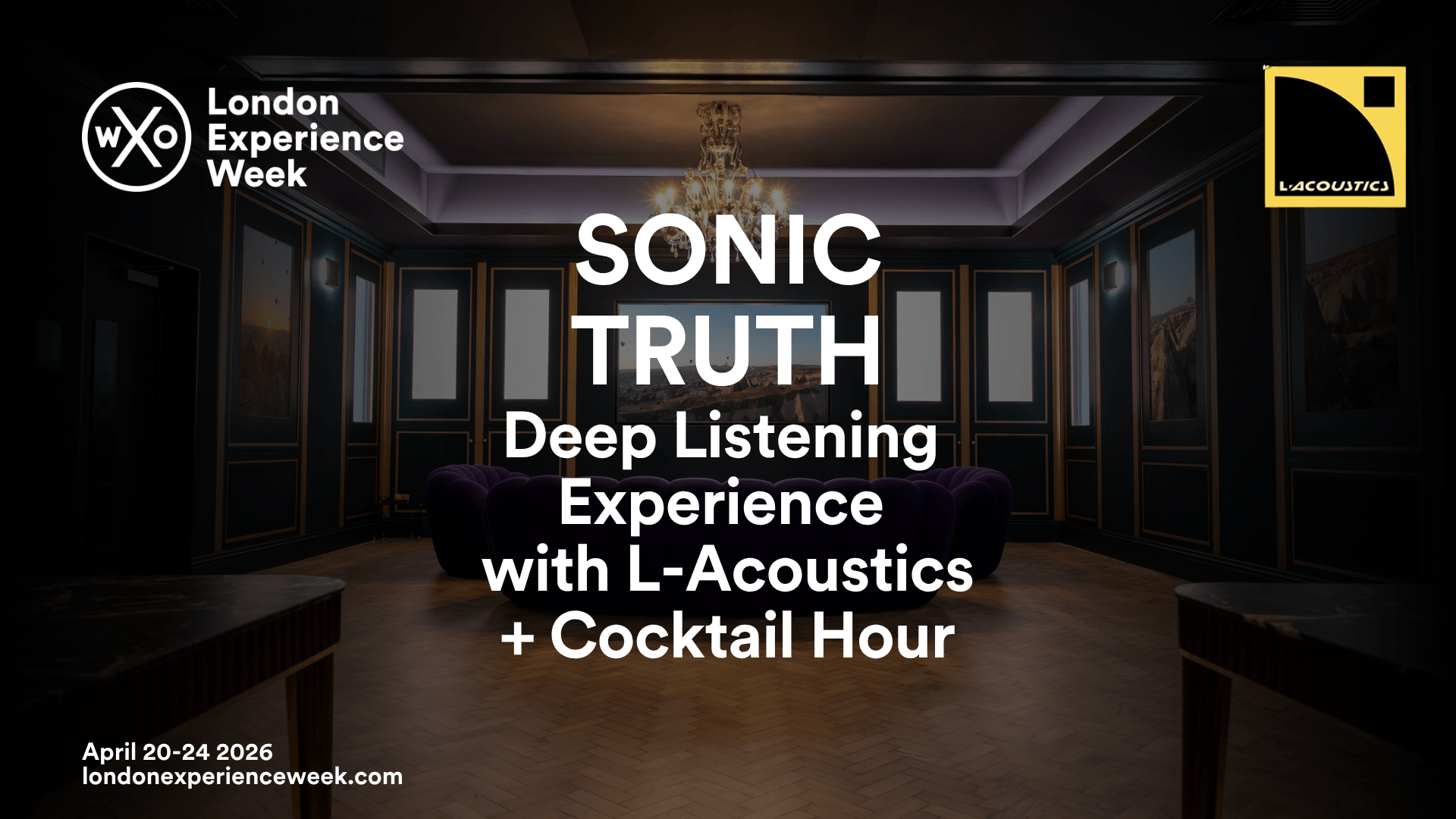 L-Acoustics | Deep Listening Experience + Cocktails